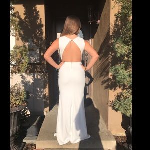 Elegant White Long Dress